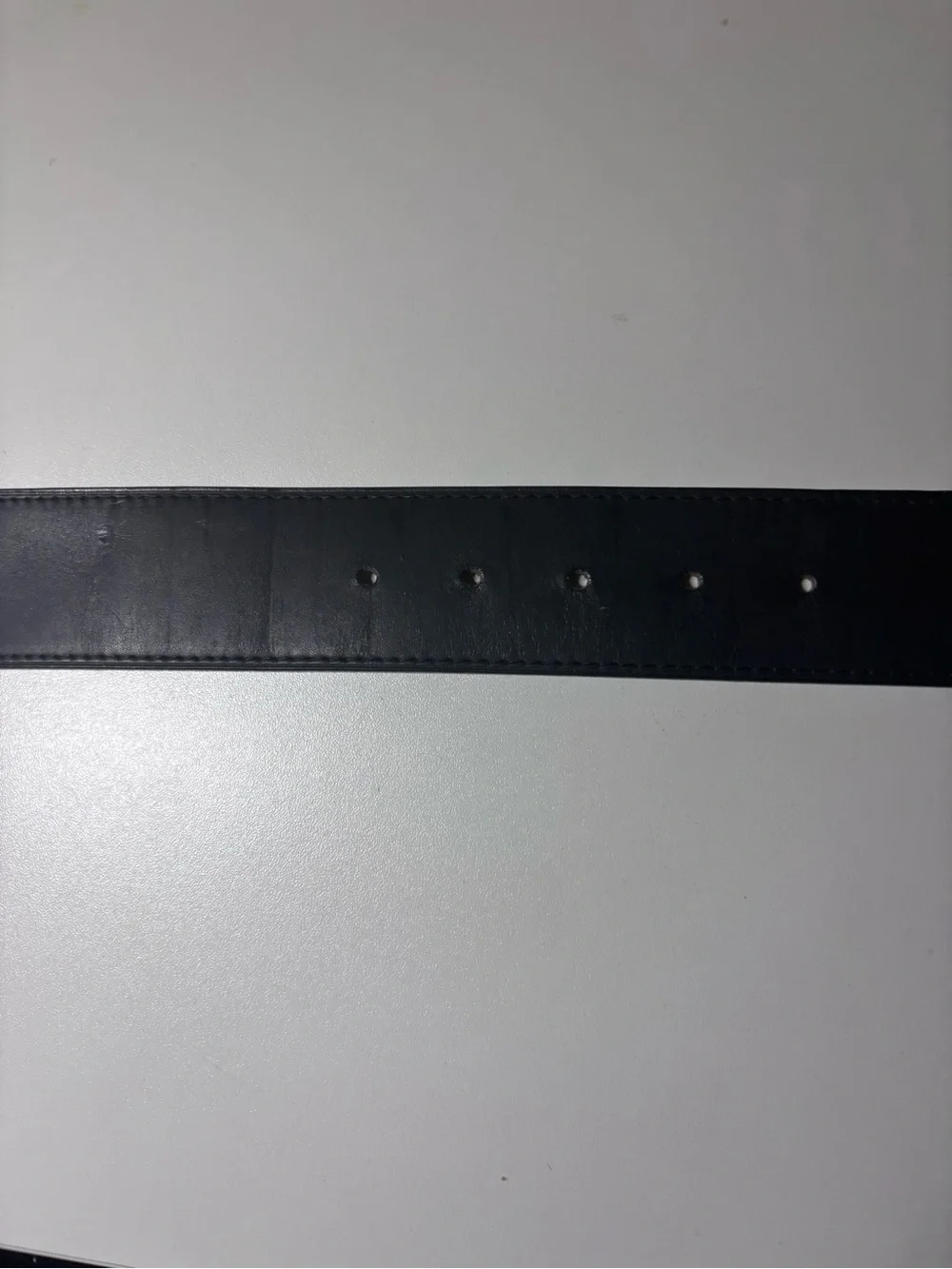 Louis Vuitton Silver Embossed Script Belt Buckle